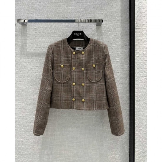CELINE Celine spring latest work 2023SS jacket + half skirt top and bottom set CELINE Celine spring latest work 2023SS jacket + half skirt top and bottom set