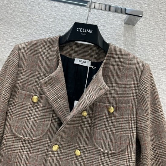 CELINE Celine spring latest work 2023SS jacket + half skirt top and bottom set CELINE Celine spring latest work 2023SS jacket + half skirt top and bottom set