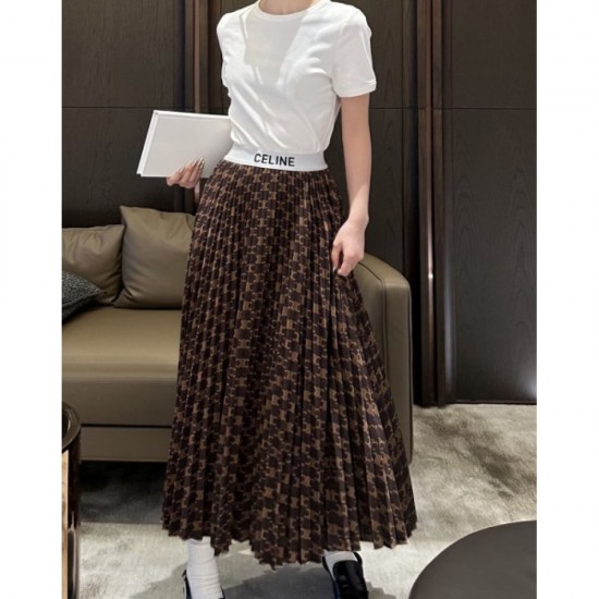 CELINE Celine Presence perfect item 2023SS pleated skirt CELINE Celine Presence perfect item 2023SS pleated skirt