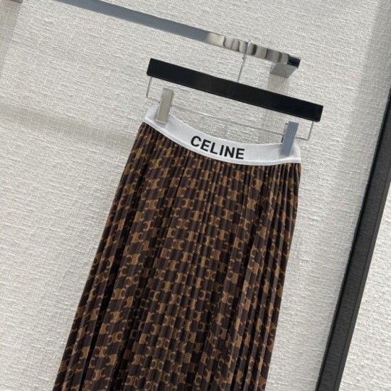 CELINE Celine Presence perfect item 2023SS pleated skirt CELINE Celine Presence perfect item 2023SS pleated skirt