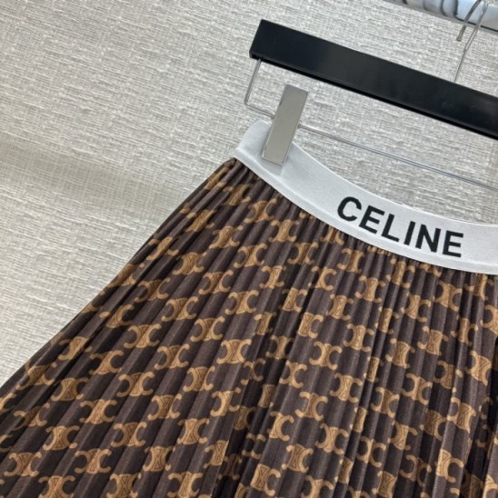 CELINE Celine Presence perfect item 2023SS pleated skirt CELINE Celine Presence perfect item 2023SS pleated skirt