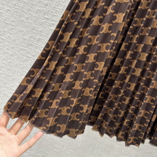 CELINE Celine Presence perfect item 2023SS pleated skirt CELINE Celine Presence perfect item 2023SS pleated skirt