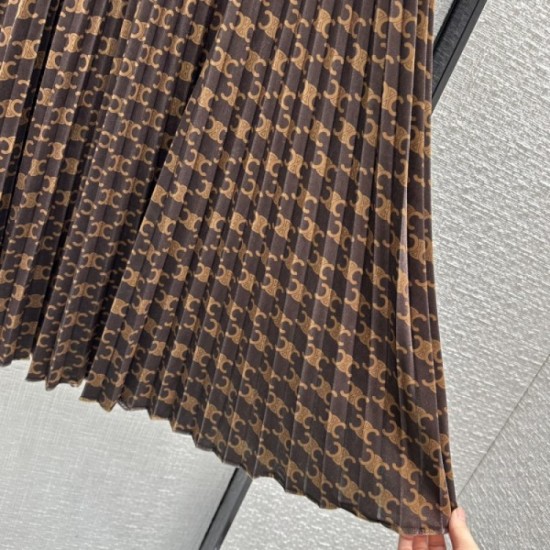 CELINE Celine Presence perfect item 2023SS pleated skirt CELINE Celine Presence perfect item 2023SS pleated skirt