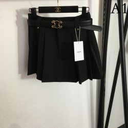 Pleated skirt with a strong sense of neatness 2023SS CELINE Celine