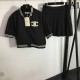 Every year classic popular item Short-sleeved coat + pleated skirt top and bottom set 2023SS CELINE Celine Every year classic popular item Short-sleeved coat + pleated skirt top and bottom set 2023SS CELINE Celine