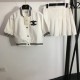 Every year classic popular item Short-sleeved coat + pleated skirt top and bottom set 2023SS CELINE Celine Every year classic popular item Short-sleeved coat + pleated skirt top and bottom set 2023SS CELINE Celine