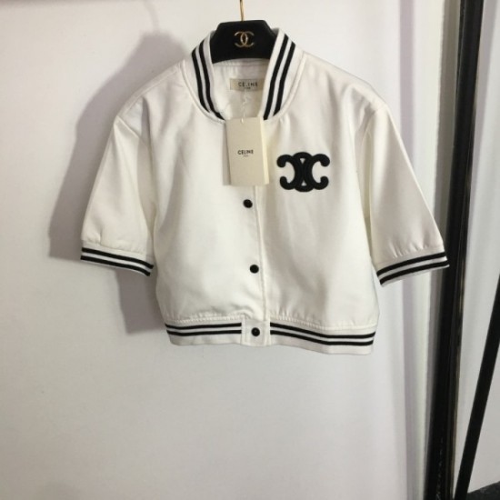 Every year classic popular item Short-sleeved coat + pleated skirt top and bottom set 2023SS CELINE Celine Every year classic popular item Short-sleeved coat + pleated skirt top and bottom set 2023SS CELINE Celine