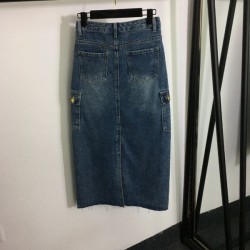 2023FW Denim Skirt CELINE CELINE Autumn new item that you can't take your eyes off of