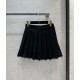 CHANEL Chanel spring summer model 2023SS double breasted blazer + pleated skirt top and bottom set CHANEL Chanel spring summer model 2023SS double breasted blazer + pleated skirt top and bottom set