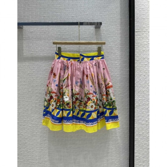 DOLCE & GABBANA Dolce & Gabbana 2023SS Japan Limited Model Printed Skirt DOLCE & GABBANA Dolce & Gabbana 2023SS Japan Limited Model Printed Skirt