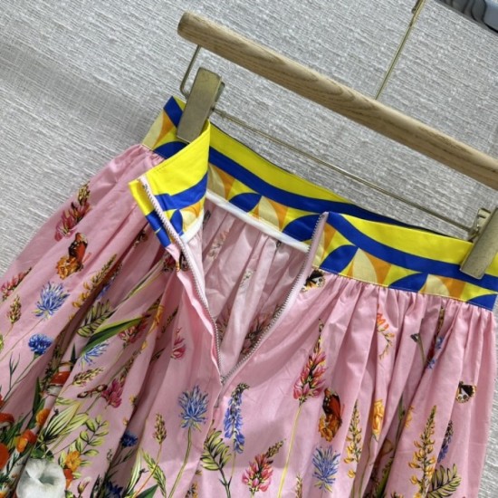 DOLCE & GABBANA Dolce & Gabbana 2023SS Japan Limited Model Printed Skirt DOLCE & GABBANA Dolce & Gabbana 2023SS Japan Limited Model Printed Skirt