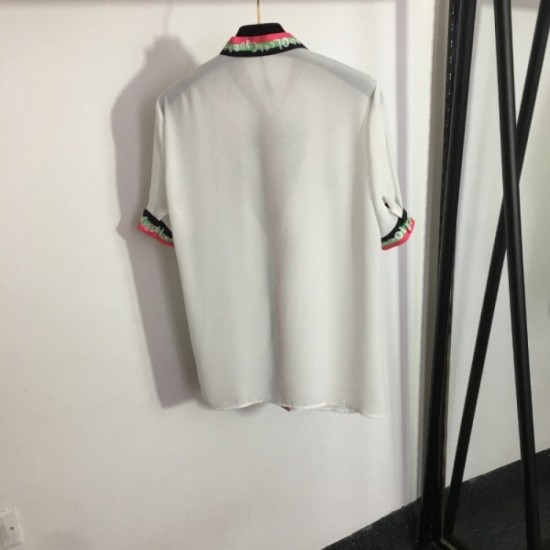 Seasonal design short sleeve shirt + high waist skirt top and bottom set 2023SS DOLCE & GABBANA Dolce & Gabbana Seasonal design short sleeve shirt + high waist skirt top and bottom set 2023SS DOLCE & GABBANA Dolce & Gabbana