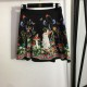 Seasonal design short sleeve shirt + high waist skirt top and bottom set 2023SS DOLCE & GABBANA Dolce & Gabbana Seasonal design short sleeve shirt + high waist skirt top and bottom set 2023SS DOLCE & GABBANA Dolce & Gabbana