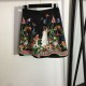 Seasonal design short sleeve shirt + high waist skirt top and bottom set 2023SS DOLCE & GABBANA Dolce & Gabbana Seasonal design short sleeve shirt + high waist skirt top and bottom set 2023SS DOLCE & GABBANA Dolce & Gabbana