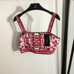 DOLCE & GABBANA Dolce & Gabbana 2023SS Top and Bottom Set Best Summer