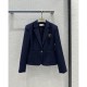DIOR Dior affordable 2023SS blazer + pleated skirt 2-piece setup DIOR Dior affordable 2023SS blazer + pleated skirt 2-piece setup