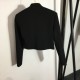 DIOR Dior This year's most popular 2023SS stand collar coat + high waist skirt 2 piece setup DIOR Dior This year's most popular 2023SS stand collar coat + high waist skirt 2 piece setup