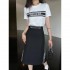 This summer's latest popular sale short-sleeved T-shirt + slit skirt top and bottom set 2023SS DIOR Dior