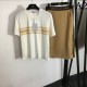 This summer's latest popular sale short-sleeved T-shirt + slit skirt top and bottom set 2023SS DIOR Dior This summer's latest popular sale short-sleeved T-shirt + slit skirt top and bottom set 2023SS DIOR Dior