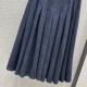 DIOR Dior 2023FW Pleated skirt The latest trend that enhances the autumn and winter mood DIOR Dior 2023FW Pleated skirt The latest trend that enhances the autumn and winter mood