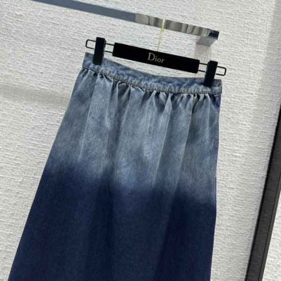 2023FW Denim Skirt DIOR Dior A very popular standard product 2023FW Denim Skirt DIOR Dior A very popular standard product