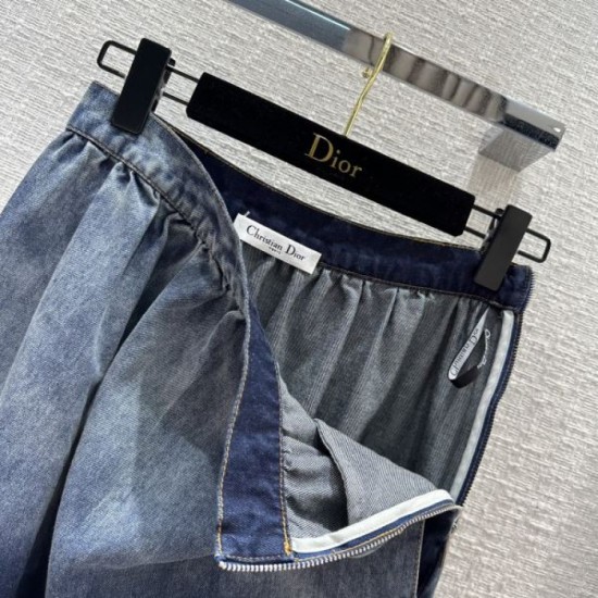 2023FW Denim Skirt DIOR Dior A very popular standard product 2023FW Denim Skirt DIOR Dior A very popular standard product