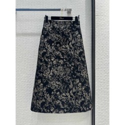 DIOR Dior Popular Let Shop 2023FW Long Skirt