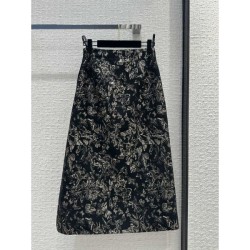DIOR Dior Popular Let Shop 2023FW Long Skirt