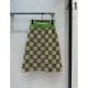 GUCCI Gucci Overwhelming Luxury 2023SS Houndstooth Knit Skirt GUCCI Gucci Overwhelming Luxury 2023SS Houndstooth Knit Skirt