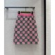 GUCCI Gucci Overwhelming Luxury 2023SS Houndstooth Knit Skirt GUCCI Gucci Overwhelming Luxury 2023SS Houndstooth Knit Skirt