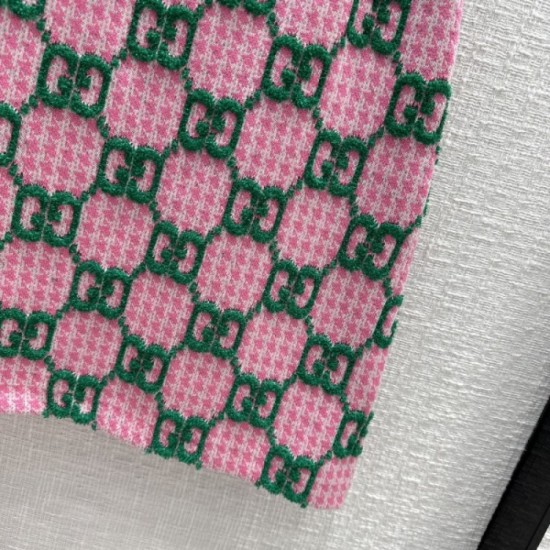 GUCCI Gucci Overwhelming Luxury 2023SS Houndstooth Knit Skirt GUCCI Gucci Overwhelming Luxury 2023SS Houndstooth Knit Skirt