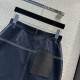 2023FW Denim Skirt LOEWE Loewe's hottest new fall item 2023FW Denim Skirt LOEWE Loewe's hottest new fall item