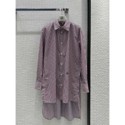 2023FW Shirt Dress LOEWE Fashionable style this season too