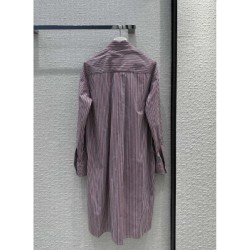 2023FW Shirt Dress LOEWE Fashionable style this season too