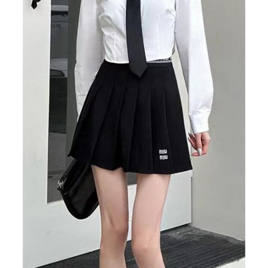 MIU MIU must-see nice elegant 2023SS pleated skirt MIU MIU must-see nice elegant 2023SS pleated skirt