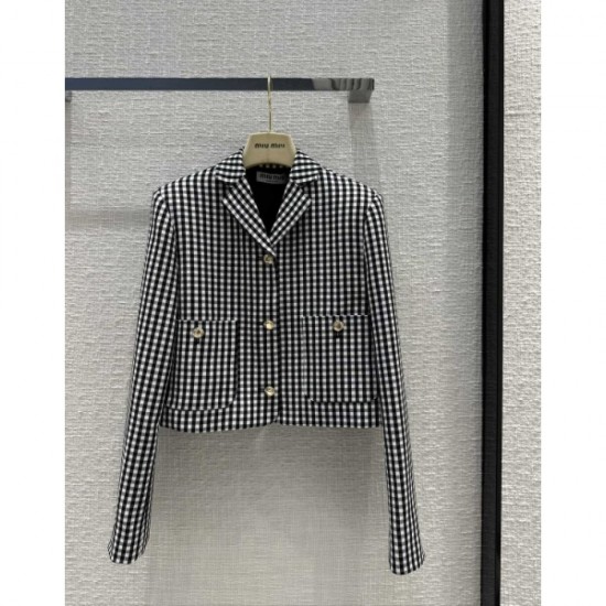 MIU MIU 2023FW top and bottom set popular new logo MIU MIU 2023FW top and bottom set popular new logo