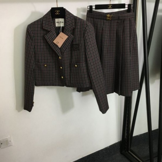 2023FW 2-piece setup MIU MIU Miu Miu design high 2023FW 2-piece setup MIU MIU Miu Miu design high
