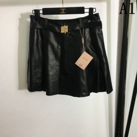 2023FW A-shaped skirt MIU MIU Limited quantity sale 2023FW A-shaped skirt MIU MIU Limited quantity sale