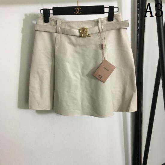 2023FW A-shaped skirt MIU MIU Limited quantity sale 2023FW A-shaped skirt MIU MIU Limited quantity sale