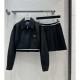 PRADA Prada New Item 2023SS Casual Coat + Pleated Skirt 2 Piece Setup PRADA Prada New Item 2023SS Casual Coat + Pleated Skirt 2 Piece Setup