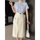 PRADA Prada 2023SS slit skirt summer new product sold out soon PRADA Prada 2023SS slit skirt summer new product sold out soon