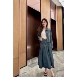 2023FW Cowboy Suit PRADA The perfect color for early autumn