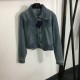 2023FW Cowboy Suit PRADA The perfect color for early autumn 2023FW Cowboy Suit PRADA The perfect color for early autumn