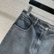 2023FW PRADA Prada new winter denim skirt that attracts attention 2023FW PRADA Prada new winter denim skirt that attracts attention