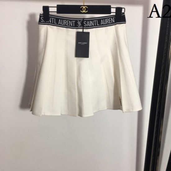 YSL Yves Saint Laurent 2023SS Pleated Skirt YSL Yves Saint Laurent 2023SS Pleated Skirt