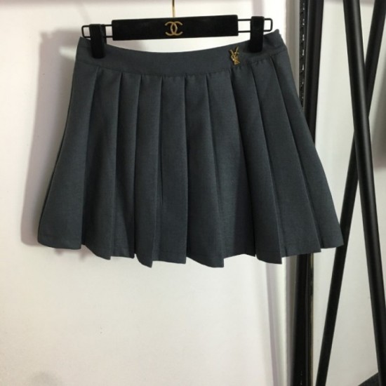 Celebrity Favorite Blazer + Pleated Skirt Lower Set 2023SS YSL Yves Saint Laurent Celebrity Favorite Blazer + Pleated Skirt Lower Set 2023SS YSL Yves Saint Laurent