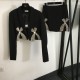 YSL Yves Saint Laurent New Limited Popular 2023FW Top and Bottom Set YSL Yves Saint Laurent New Limited Popular 2023FW Top and Bottom Set