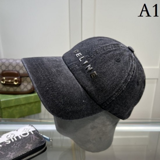 CELINE Celine Finished with a unique impression 2023SS hat CELINE Celine Finished with a unique impression 2023SS hat