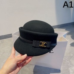 2023FW Hat CELINE Completed with a relaxed style
