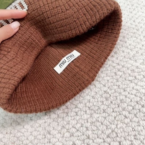 2023FW Hat MIU MIU Miu Miu is gaining attention now 2023FW Hat MIU MIU Miu Miu is gaining attention now